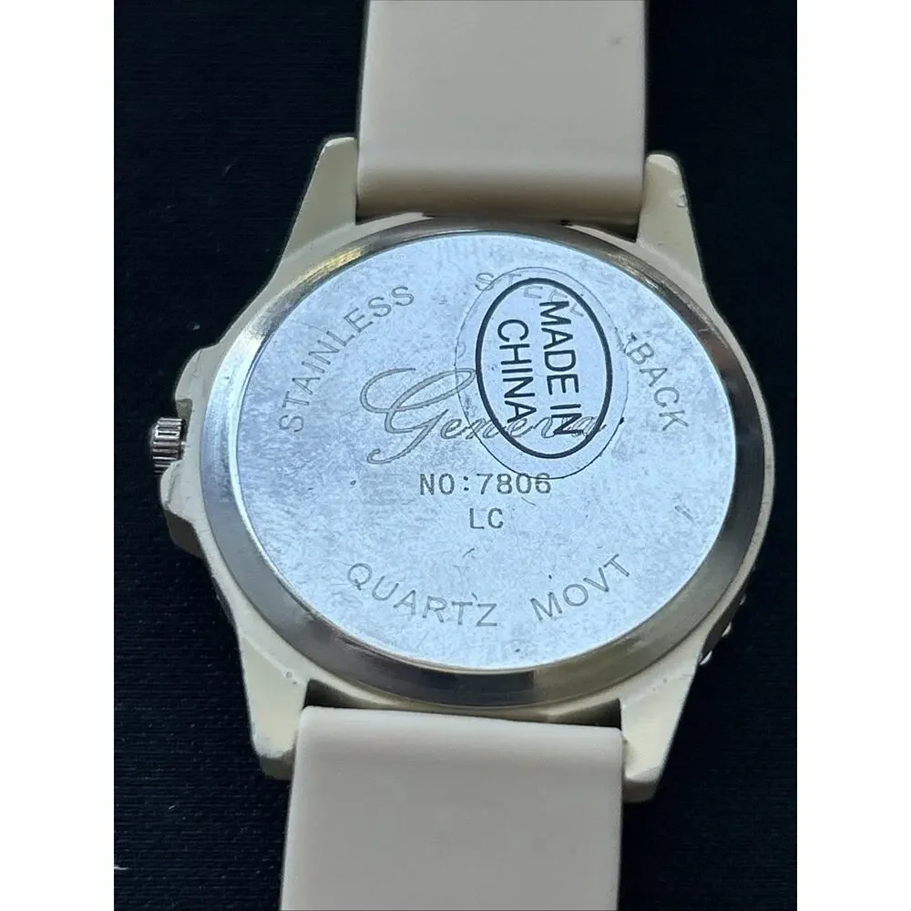 Geneva Beige Dial And Band Women’s Quartz Watch